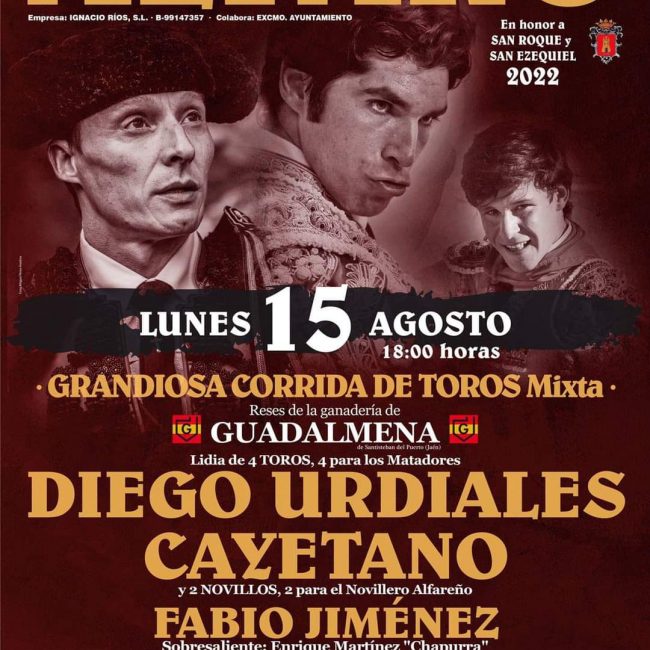 Cartel Taurino Alfaro 2022