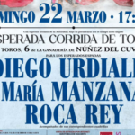 Diego IUrdiales, José María Manzanares y Roca rey en Arnedo Arena 2026
